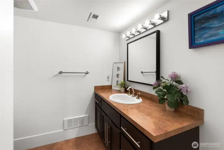 Downstairs full bath