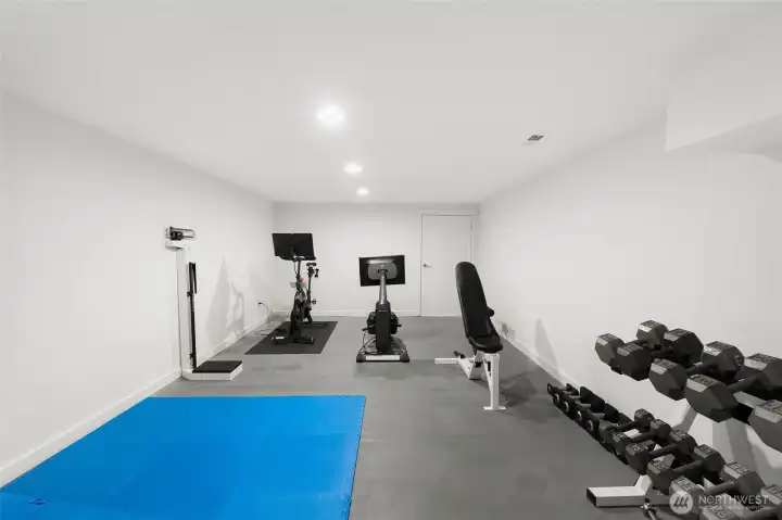 Bonus room/storage/workout room