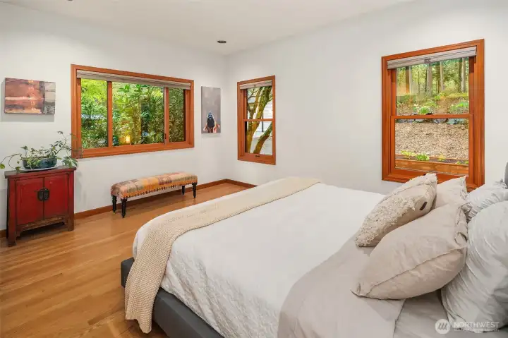 Primary suite on main floor. Enjoy the walk-in closet!