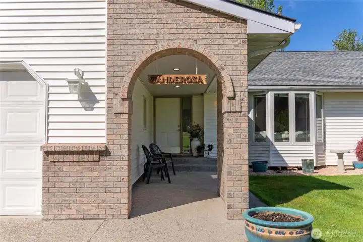 Arched entry