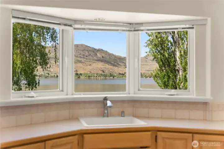 Views out kitchen window