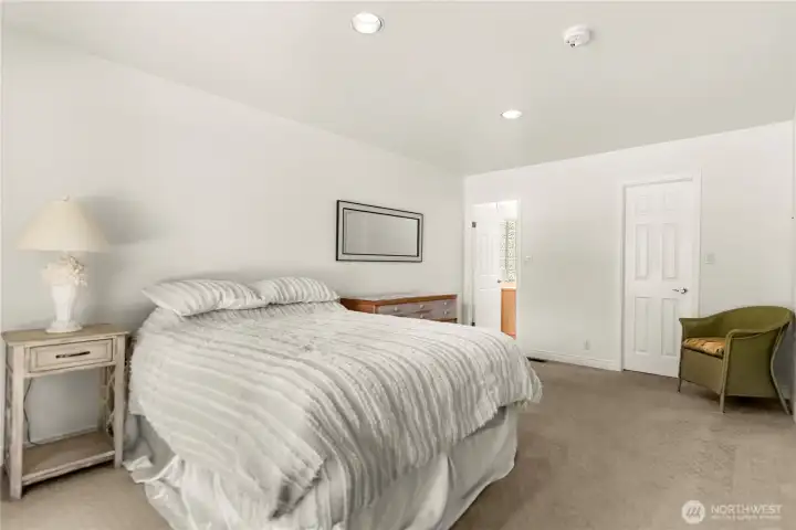 Primary Bedroom - attached ensuite and walk in closet