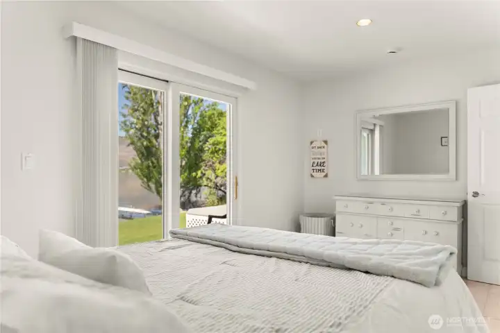 Bedroom #2 - Slider to outside