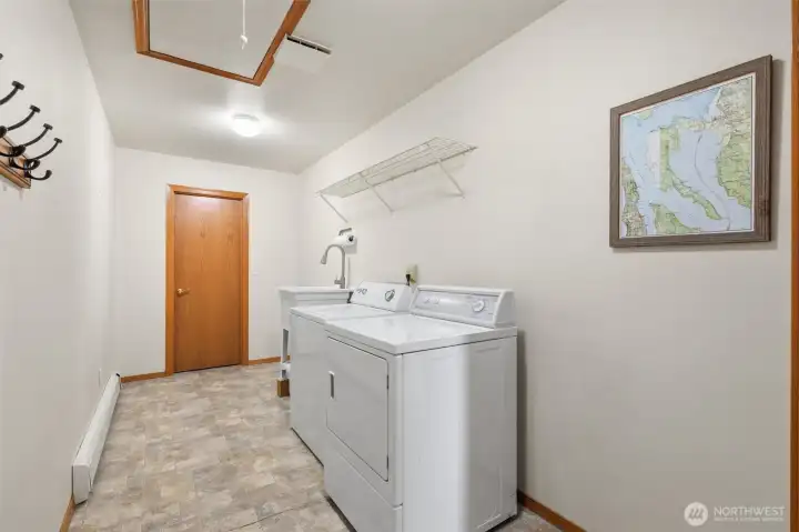 Oversized laundry plus that is the door to the "Walk-In" Pantry!!!