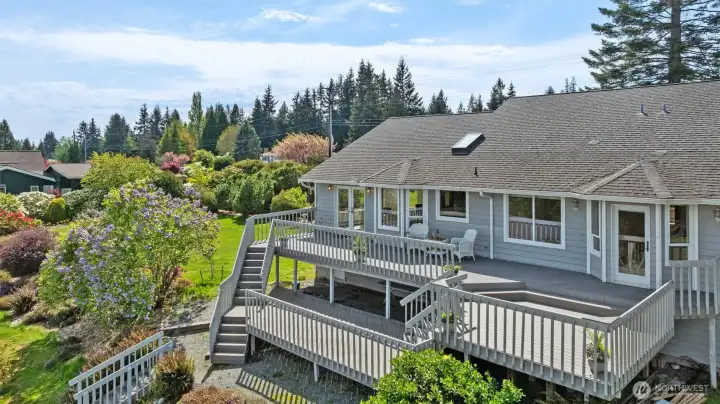 Relax on this gorgeous deck!