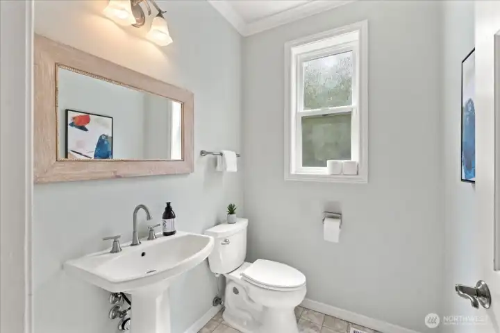 Half bath on main