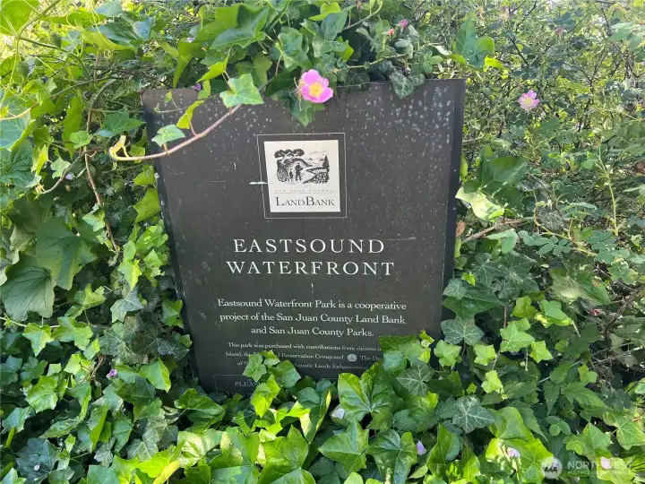 The best public waterfront & beach access in Eastsound!