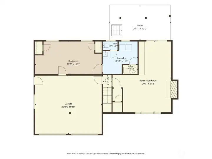 The lower level floor plans.