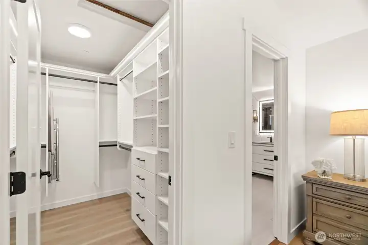 Large walk-in closet