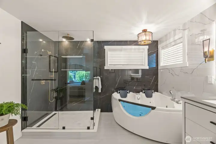 Primary Bath newly renovated!