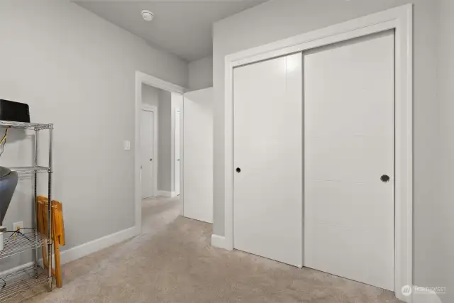 2nd Bedroom with large closet (currently used as an office) could be craft room or guest bedroom