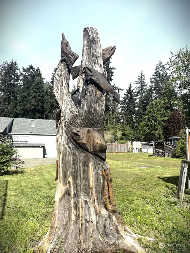 What better way to make a Totem pole celebrating our PNW wildlife.