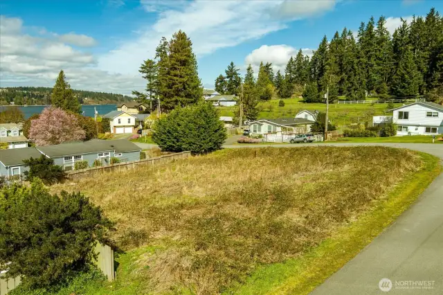 Great corner building lot with potential view