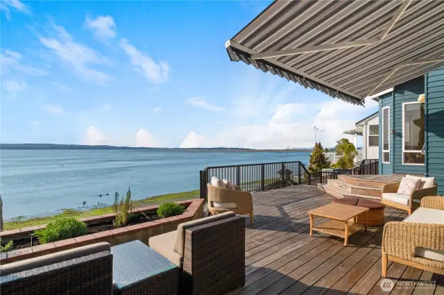 Views from new wood called Cumaru for decking