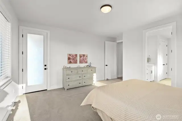Wake up to beautiful natural light and step directly onto your private deck from the comfort of the primary suite—perfect for morning coffee or evening unwinding.