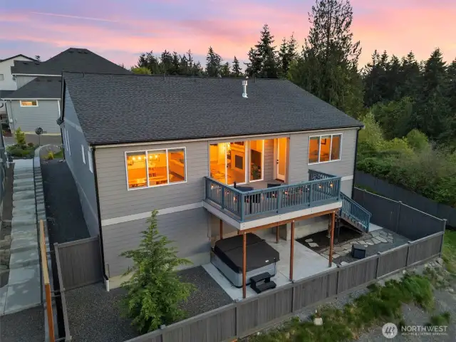 Tucked at the end of a quiet cul-de-sac, this home enjoys added privacy with no neighbor on one side—just serene nature views.