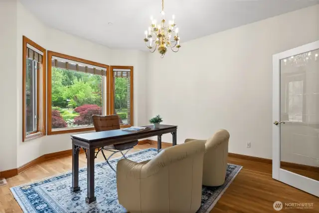 Office, right off the Kitchen.