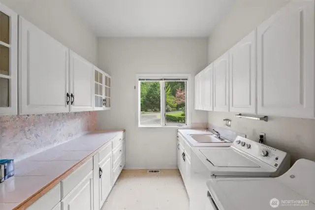 Main floor Laundry Room.