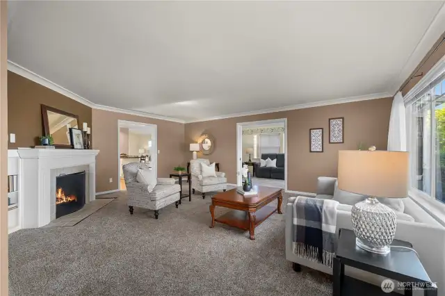 Main living room area is so inviting!