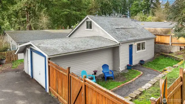 Fully fenced yard.