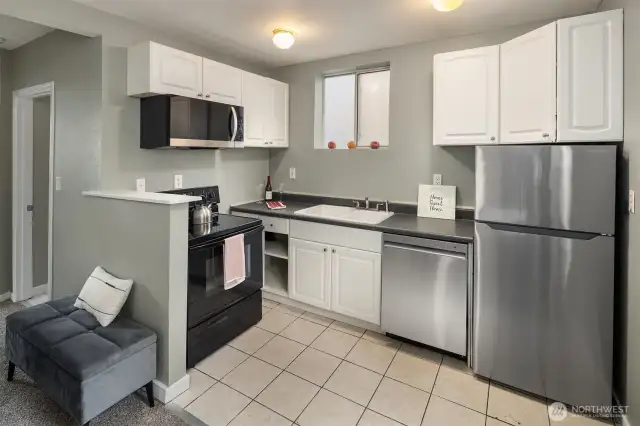 Thoughtfully designed kitchen featuring new appliances.