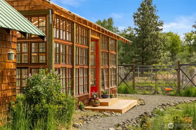 Beautiful custom greenhouse or standalone sunroom