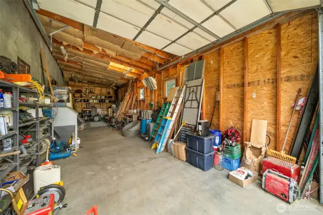 "Bus Barn" with oil change pit.