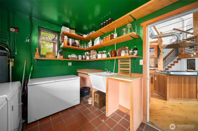 Pantry room/Laundry room off the kitchen.