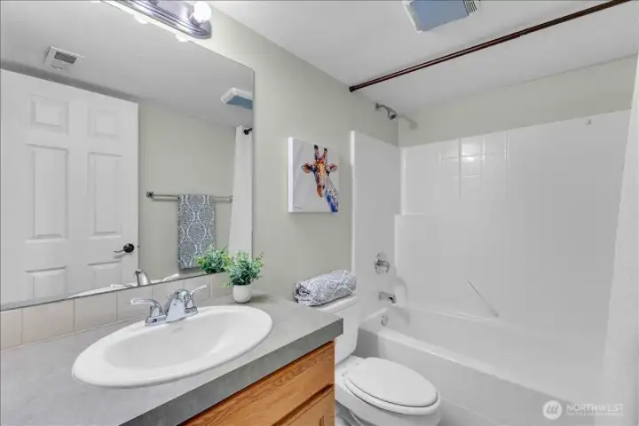 full bath on lower level