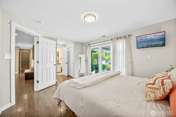Another view of junior suite. All bedrooms in the home have ample space!