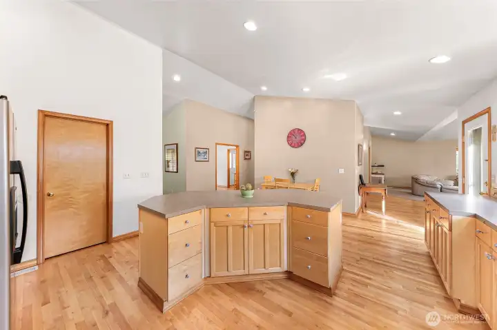 Bright inviting and open living space for family and friends to gather.