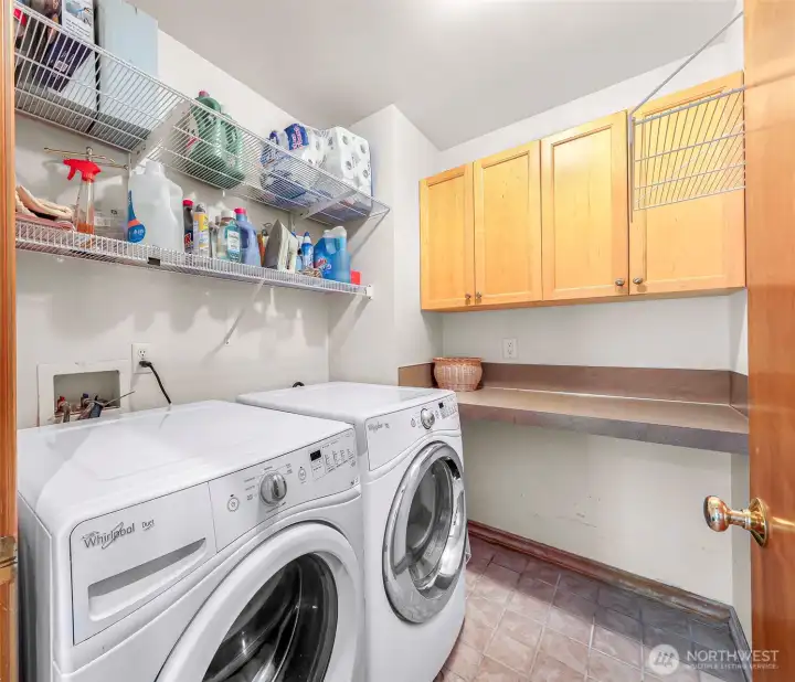 Convenient laundry room