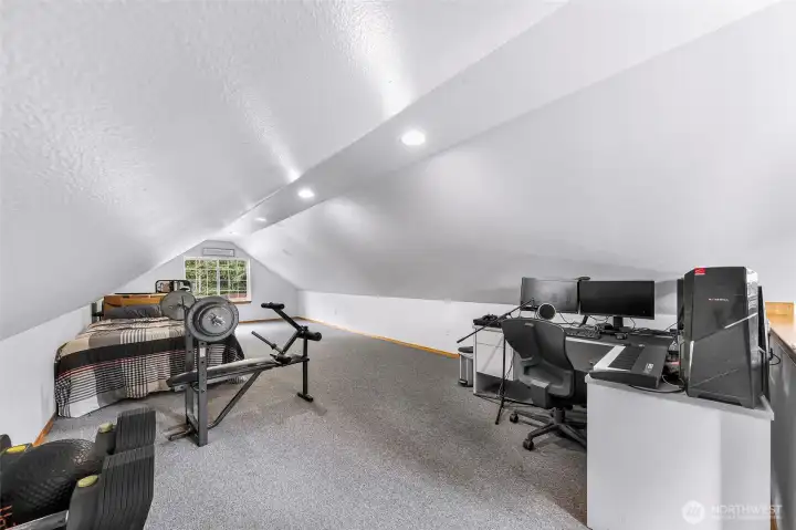 500 square foot bonus room above garage.