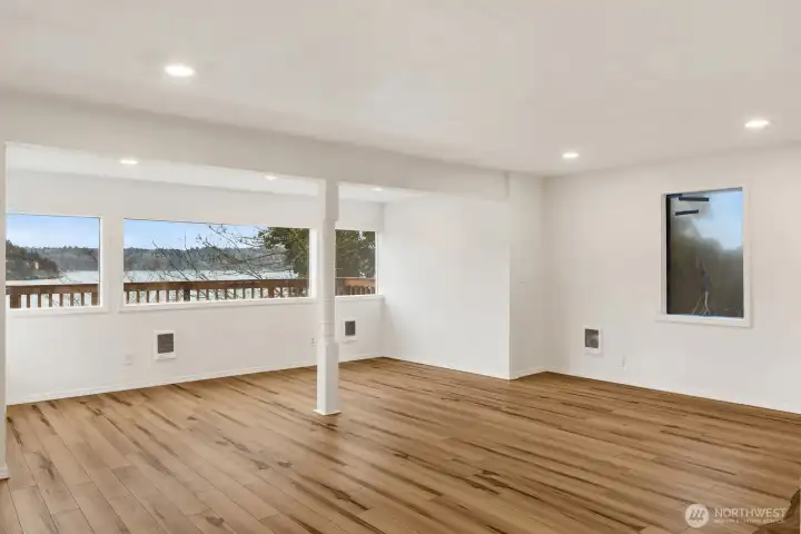 Living Room/Front Window  from  Kitchen