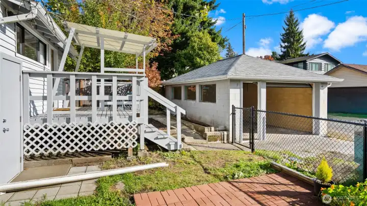 Just down the steps, you’ll find a fantastic garage with full power - about 300 square feet of shop-and-garage heaven! The seller even insulated the ceiling, making a huge difference in keeping the space comfortable year-round.