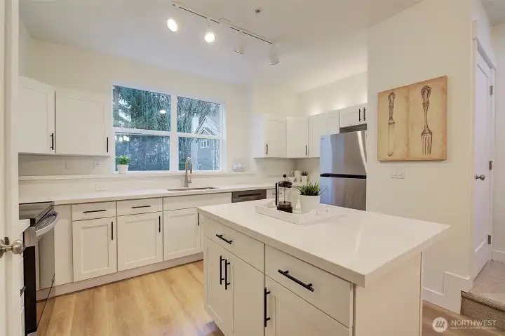 Tons of storage! All new cabinets!