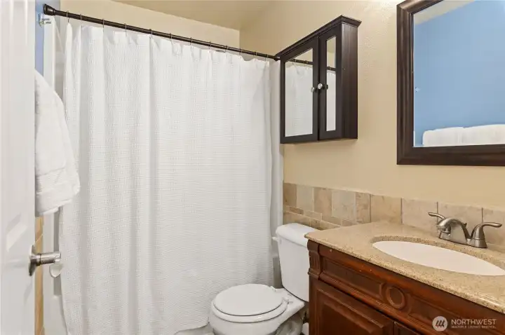 Upstairs hall bathroom