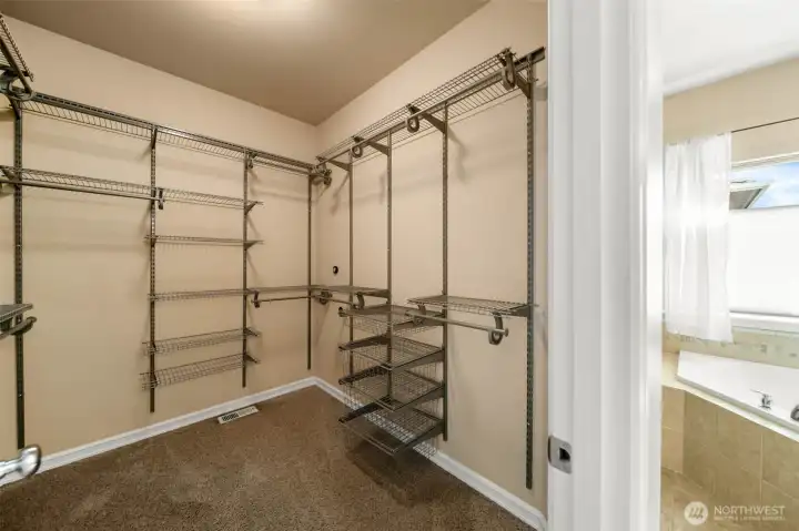 Closet for days! So spacious