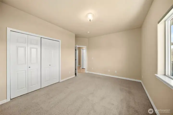 Ample second bedroom perfect for anyone!