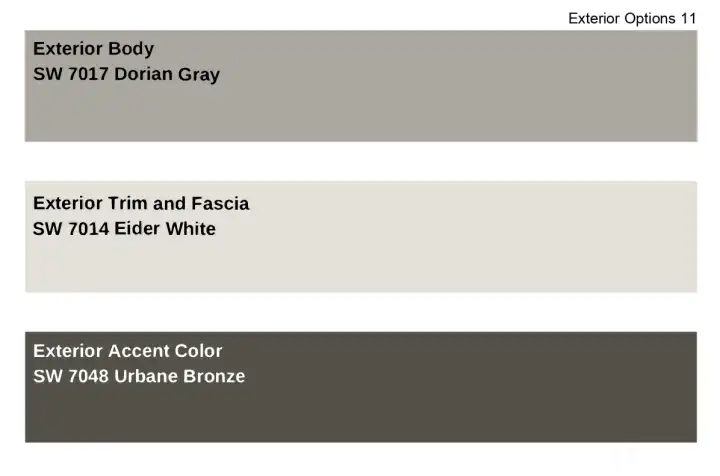 Exterior Color Scheme