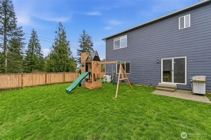 Backyard (Playset is excluded)