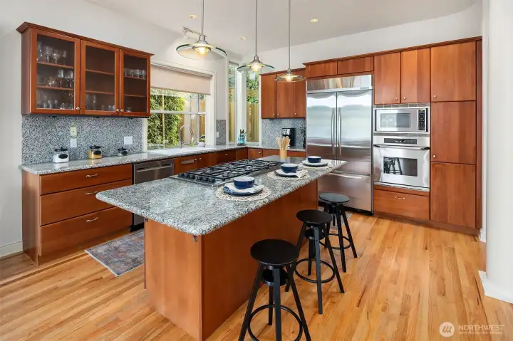 A sophisticated chef’s kitchen crafted for cooking, gathering, and entertaining