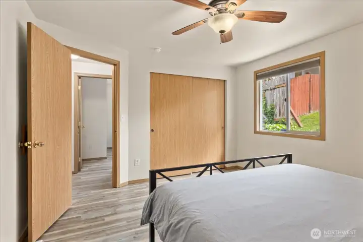 Additional view of primary bedroom, with large closet