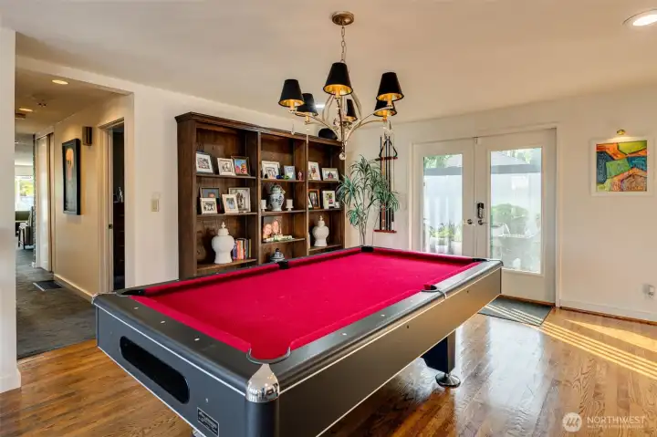 Billiards room