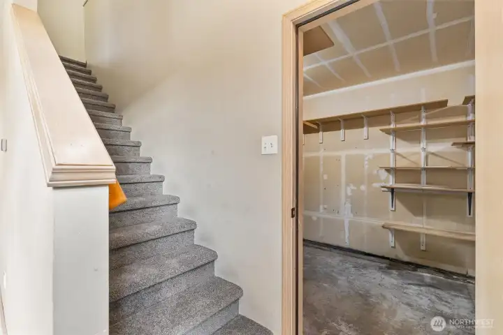 Door to garage and stair to 2nd floor
