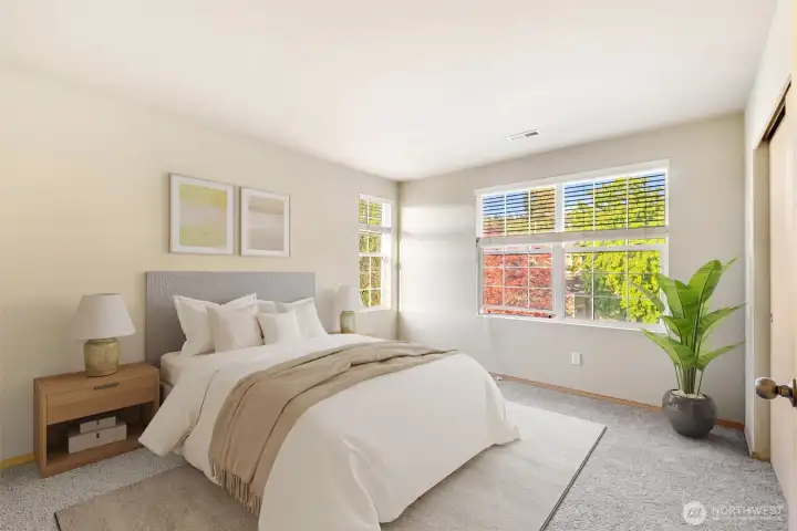 master bedroom - virtual stage