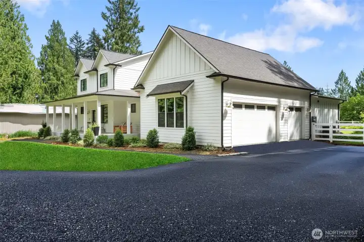 Driveway Virtually Designed to show the potential for a paved driveway to be included in the offer.