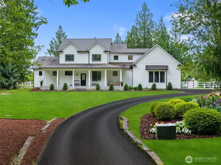 Driveway Virtually Designed to show the potential for a paved driveway to be included in the offer.