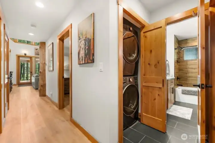 Laundry closet