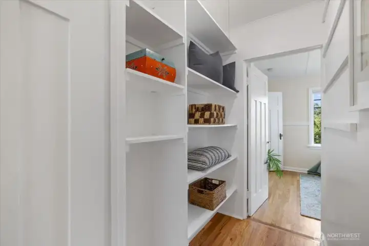 Pass through closet